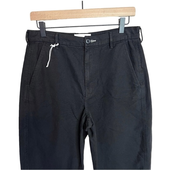 Everlane Curved/ barrel Black Canvas Pants - Picture 7 of 11